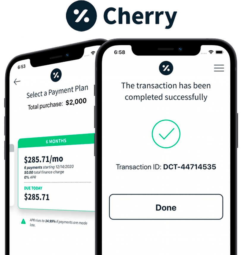 Phone mockup with offer